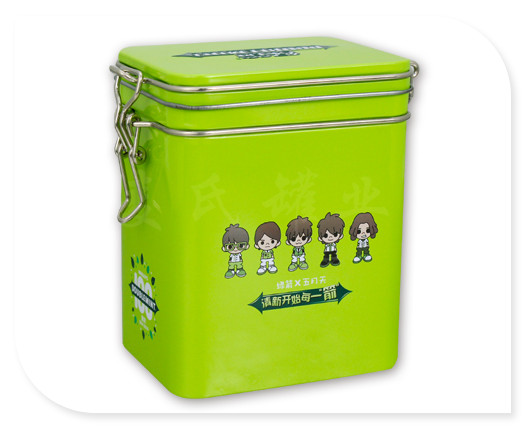 綠箭口香糖鐵罐子 綠箭口香糖鐵罐子側面圖