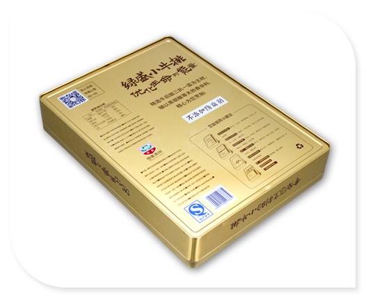 高檔特產牛排鐵皮盒 高檔特產牛排鐵皮盒反面圖