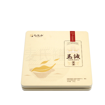 200g裝黃茶鐵盒,茶葉鐵盒生產(chǎn)廠