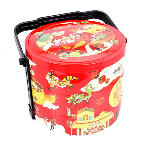 手提年貨鐵盒禮品盒 手提年貨鐵盒禮品盒