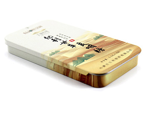 潤喉糖長方形推拉式創意包裝鐵盒 潤喉糖長方形推拉式創意包裝鐵盒