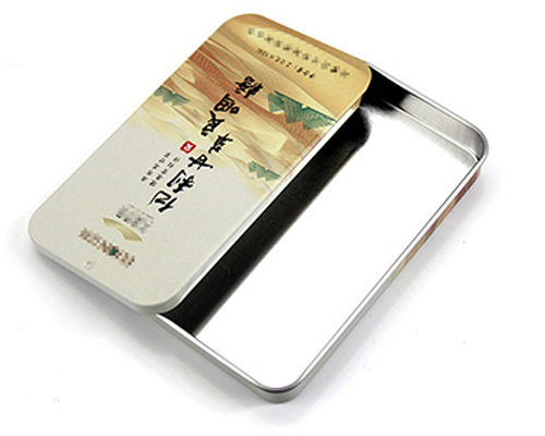 潤喉糖長方形推拉式創意包裝鐵盒 潤喉糖長方形推拉式創意包裝鐵盒